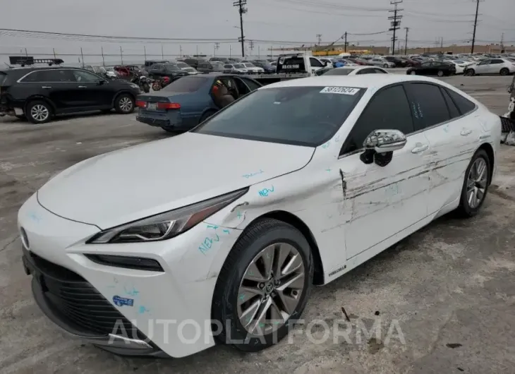 TOYOTA MIRAI XLE 2021 vin JTDAAAAA4MA001876 from auto auction Copart