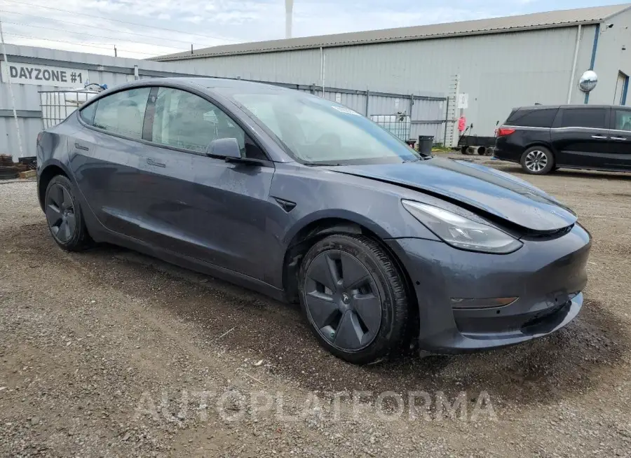 TESLA MODEL 3 2022 vin 5YJ3E1EA5NF250509 from auto auction Copart