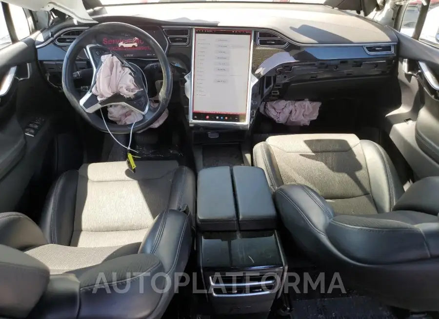 TESLA MODEL X 2017 vin 5YJXCBE26HF059675 from auto auction Copart