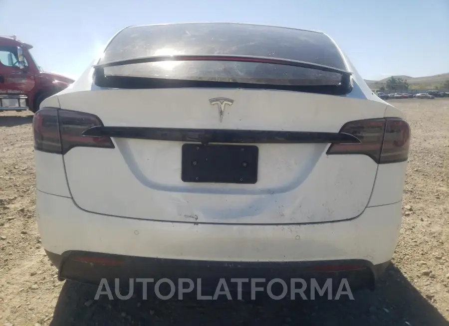 TESLA MODEL X 2022 vin 7SAXCAE59NF350643 from auto auction Copart