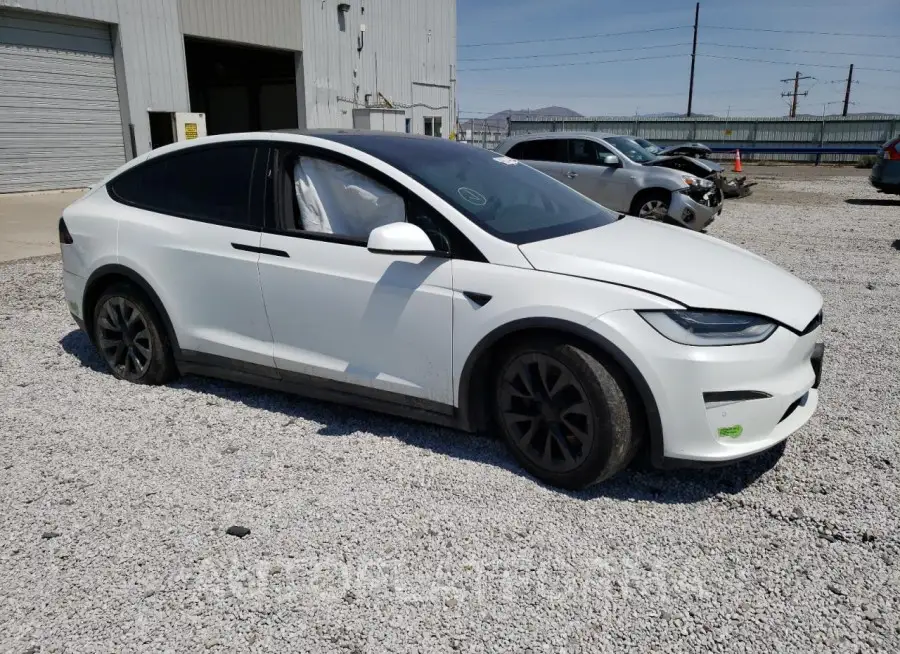 TESLA MODEL X 2022 vin 7SAXCAE59NF350643 from auto auction Copart