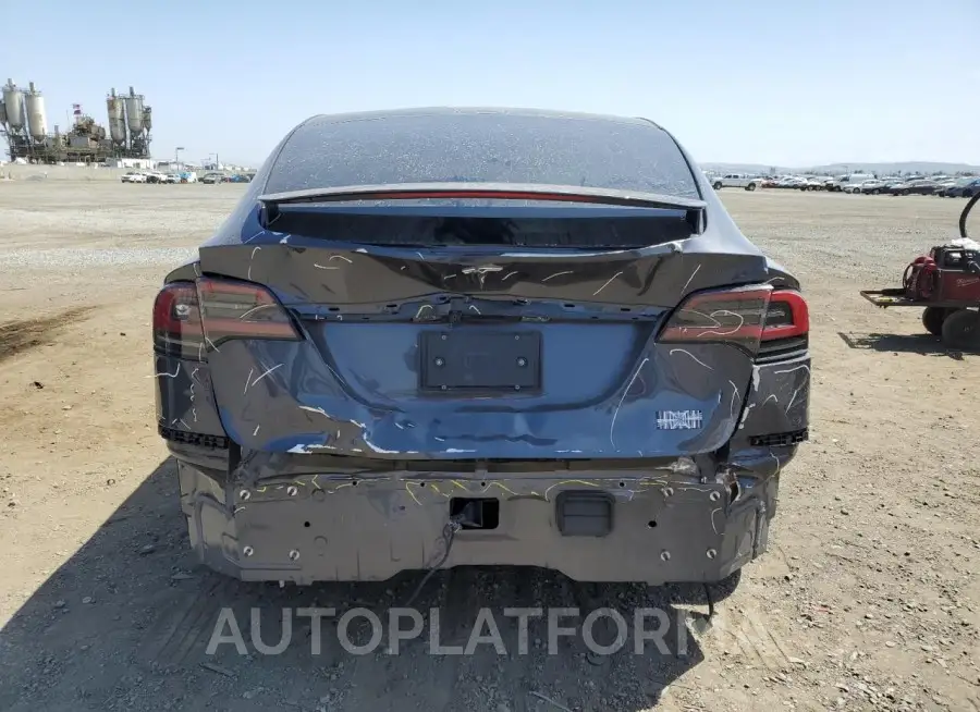 TESLA MODEL X 2022 vin 7SAXCBE66NF355569 from auto auction Copart