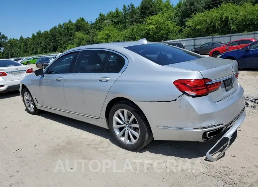 BMW 740 I 2016 vin WBA7E2C5XGG738471 from auto auction Copart