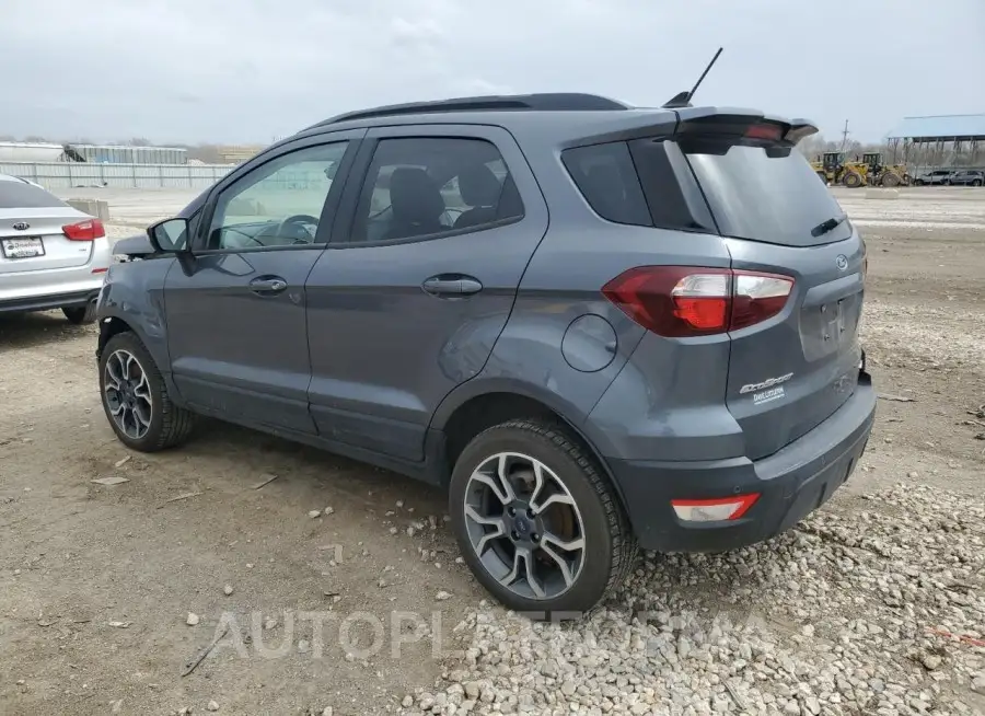 FORD ECOSPORT S 2019 vin MAJ6S3JL3KC254615 from auto auction Copart