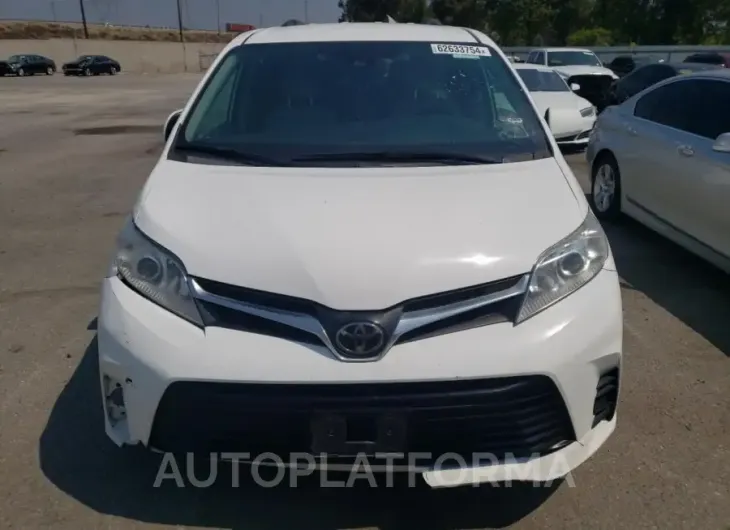 TOYOTA SIENNA LE 2020 vin 5TDKZ3DC2LS052218 from auto auction Copart