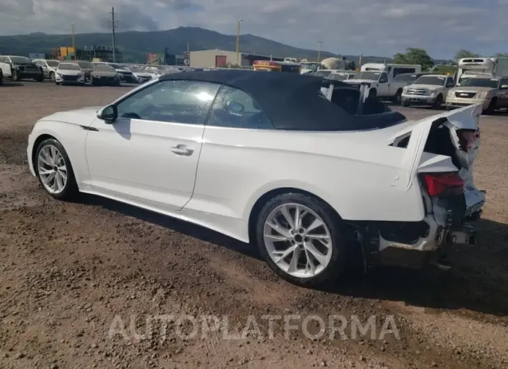 AUDI A5 PREMIUM 2022 vin WAU2AGF53NN004553 from auto auction Copart