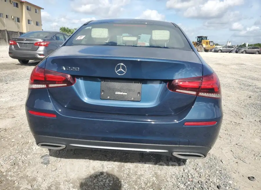 MERCEDES-BENZ A 220 2022 vin W1K3G4EB3NJ371302 from auto auction Copart