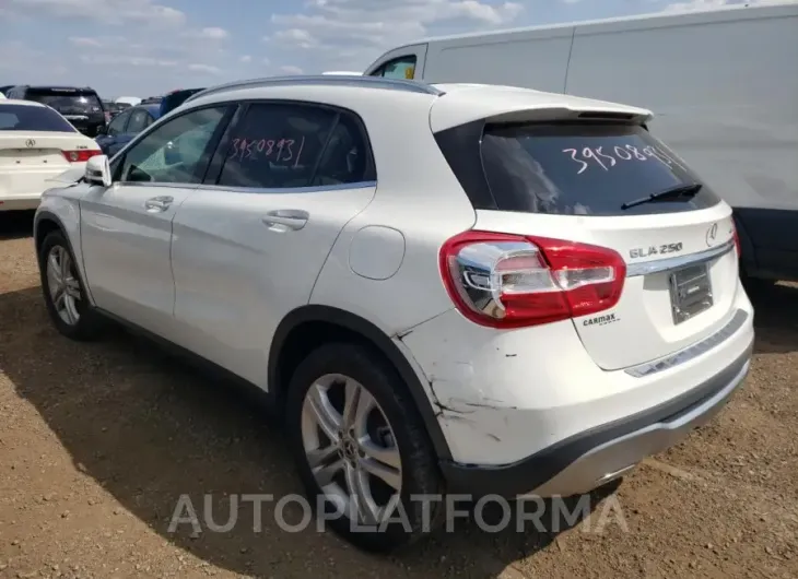 MERCEDES-BENZ GLA 250 4M 2019 vin WDCTG4GB4KJ553524 from auto auction Copart