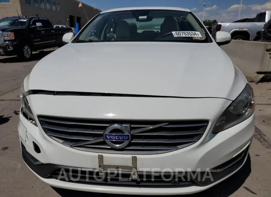 VOLVO S60 PREMIE 2015 vin YV126MFK7F1355638 from auto auction Copart