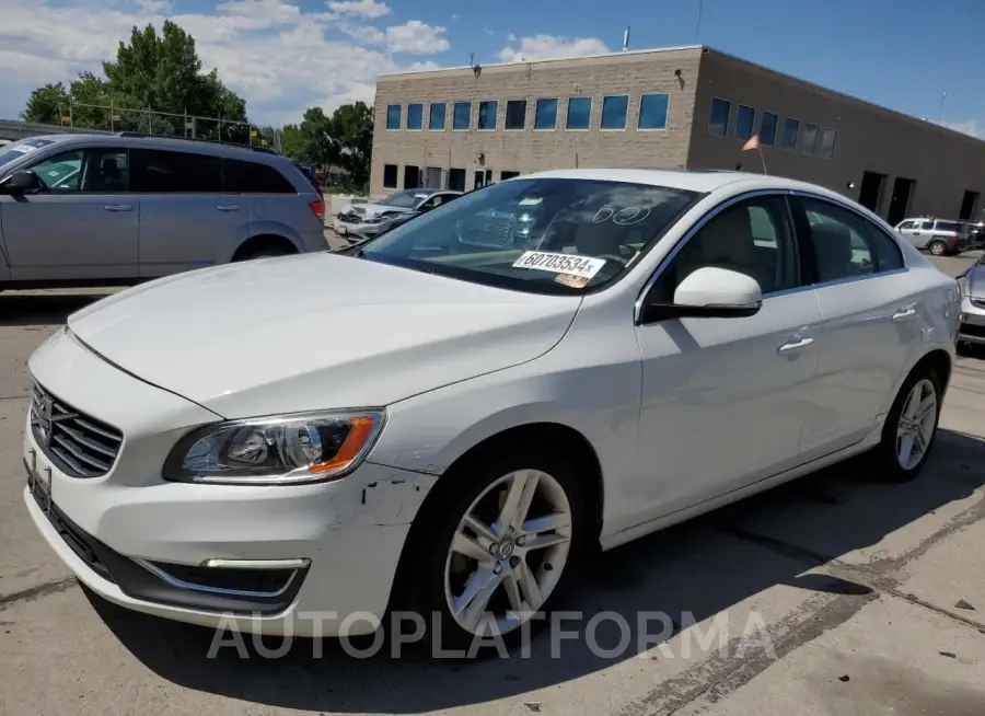 VOLVO S60 PREMIE 2015 vin YV126MFK7F1355638 from auto auction Copart