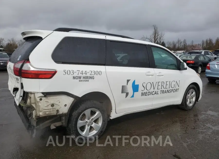 TOYOTA SIENNA LE 2017 vin 5TDKZ3DC8HS823269 from auto auction Copart