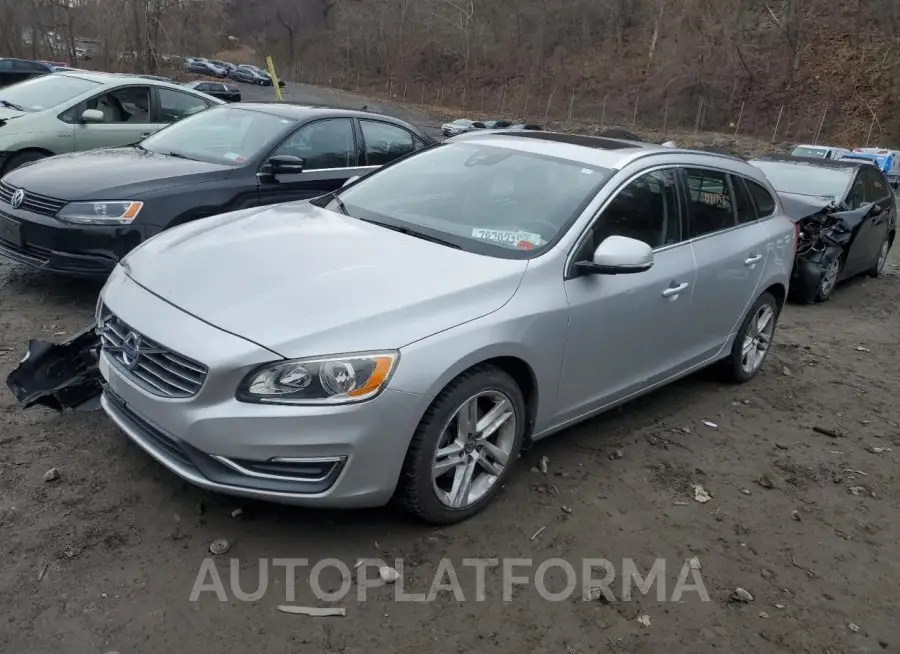 VOLVO V60 PREMIE 2015 vin YV140MEK2F1260822 from auto auction Copart