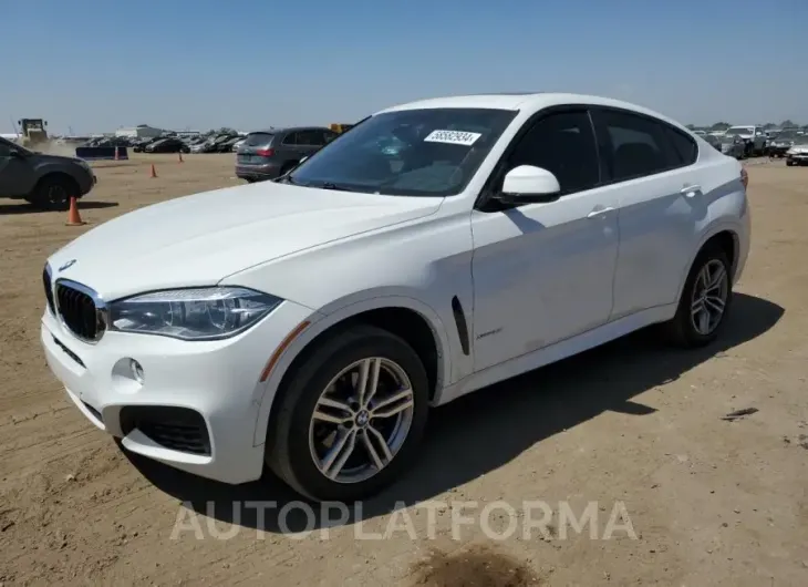 BMW X6 XDRIVE3 2018 vin 5UXKU2C59J0X50531 from auto auction Copart