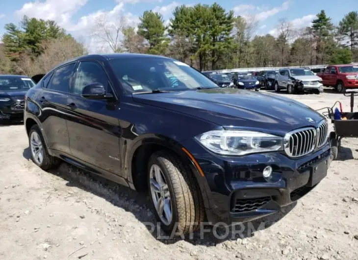 BMW X6 XDRIVE5 2016 vin 5UXKU6C50G0R34367 from auto auction Copart