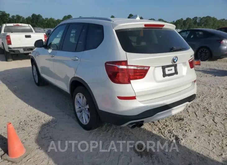 BMW X3 XDRIVE2 2015 vin 5UXWX9C5XF0D46388 from auto auction Copart