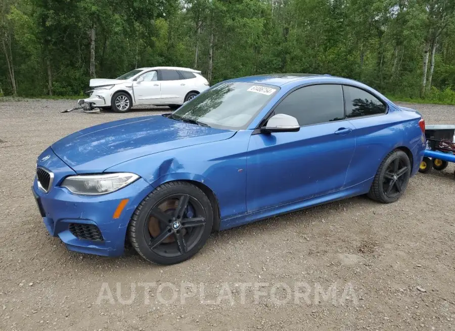 BMW M240XI 2017 vin WBA2G3C38HV641341 from auto auction Copart