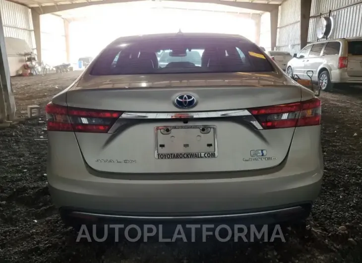 TOYOTA AVALON HYB 2016 vin 4T1BD1EB0GU051512 from auto auction Copart