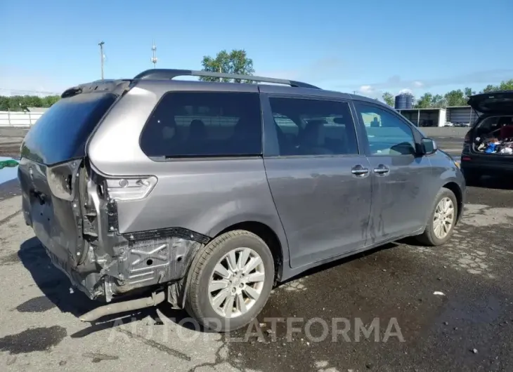 TOYOTA SIENNA XLE 2015 vin 5TDDK3DC6FS120294 from auto auction Copart