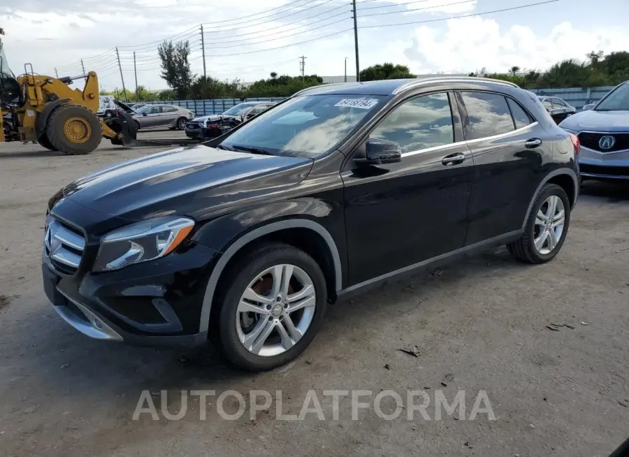 MERCEDES-BENZ GLA 250 2016 vin WDCTG4EB0GJ210753 from auto auction Copart