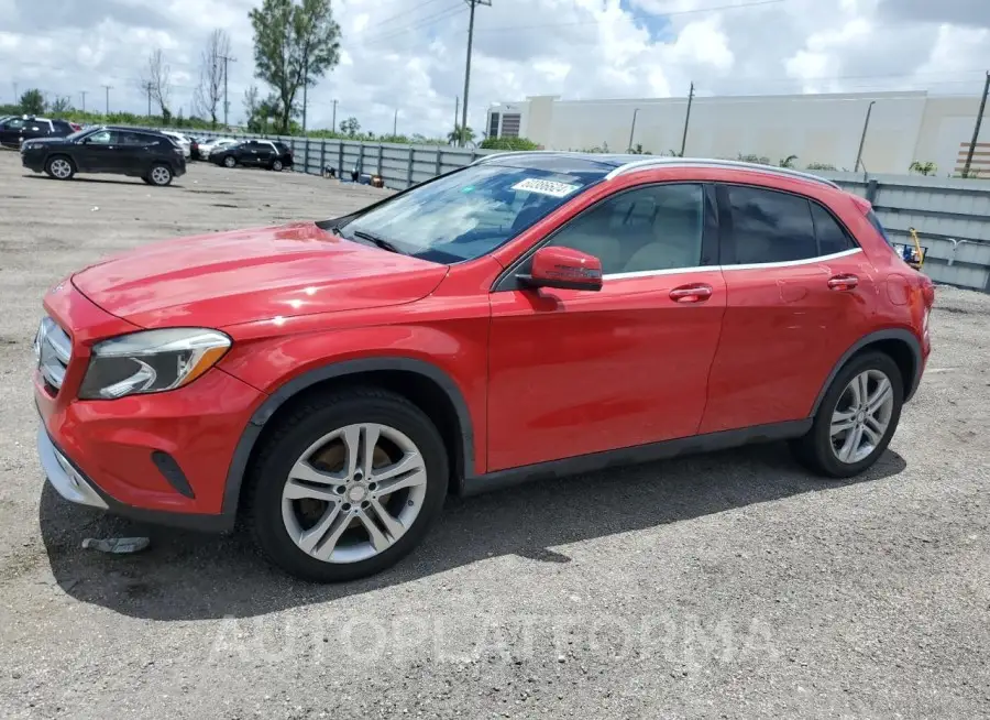 MERCEDES-BENZ GLA 250 2016 vin WDCTG4EB2GJ205313 from auto auction Copart