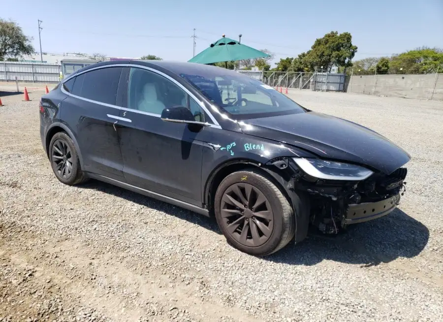 TESLA MODEL X 2018 vin 5YJXCAE22JF142245 from auto auction Copart