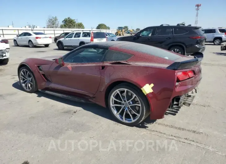 CHEVROLET CORVETTE G 2017 vin 1G1YY2D79H5112821 from auto auction Copart