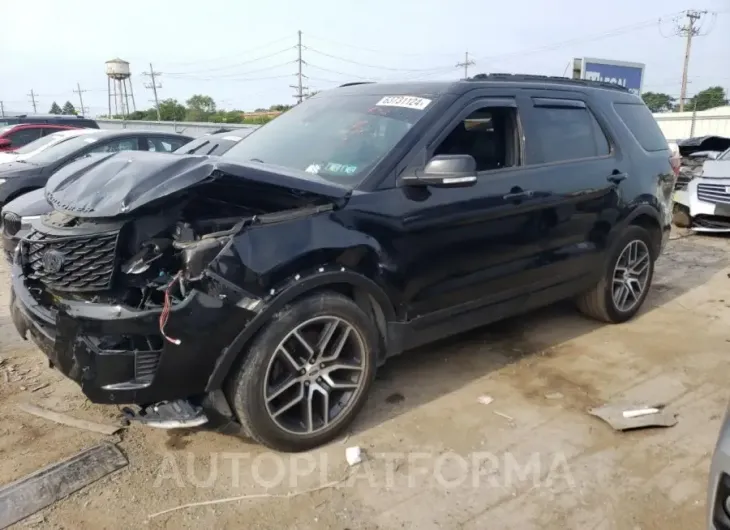 FORD EXPLORER S 2018 vin 1FM5K8GT1JGB53554 from auto auction Copart