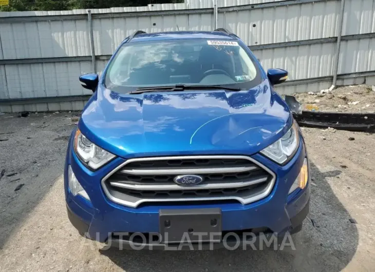 FORD ECOSPORT S 2022 vin MAJ6S3GL1NC461287 from auto auction Copart