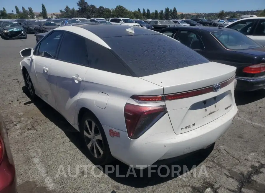 TOYOTA MIRAI 2017 vin JTDBVRBD9HA002334 from auto auction Copart