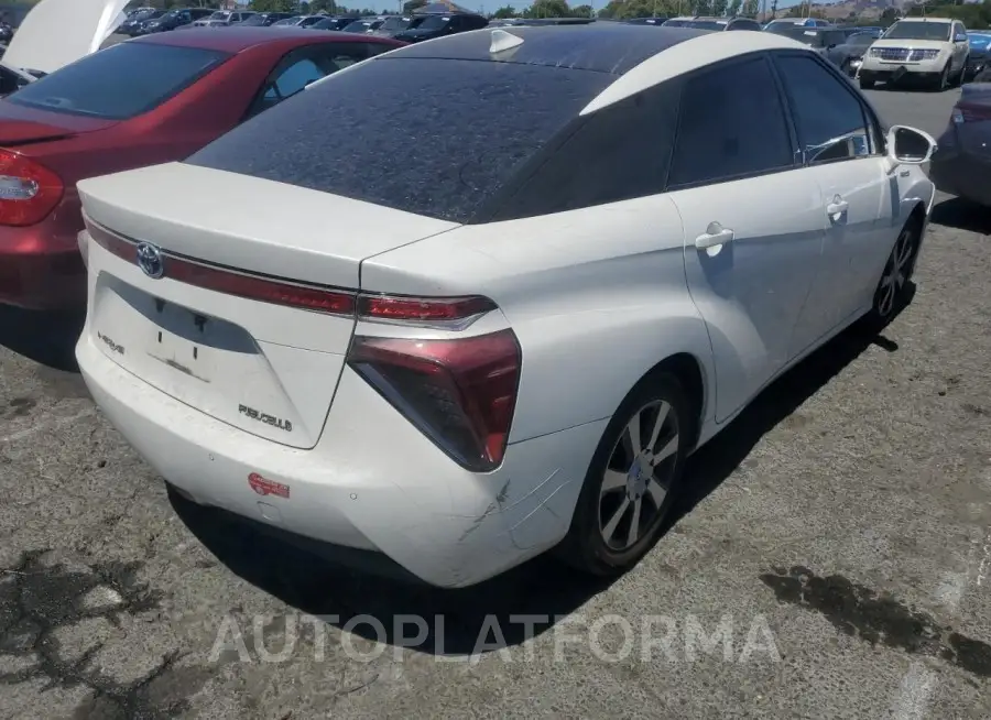 TOYOTA MIRAI 2017 vin JTDBVRBD9HA002334 from auto auction Copart