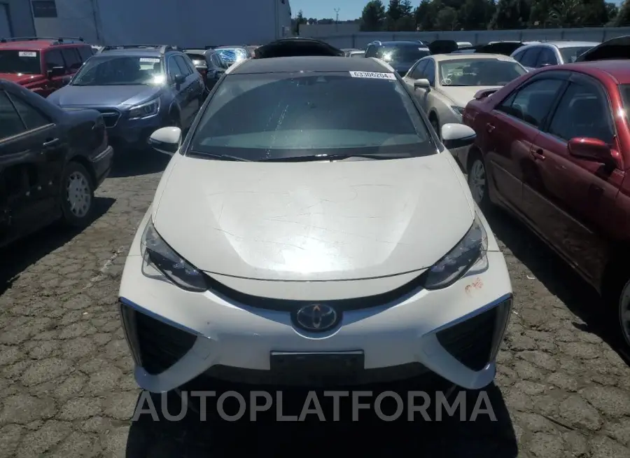 TOYOTA MIRAI 2017 vin JTDBVRBD9HA002334 from auto auction Copart