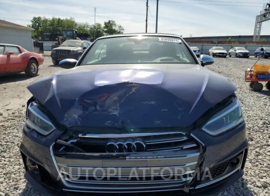 AUDI S5 PRESTIG 2018 vin WAU24GF59JN001867 from auto auction Copart