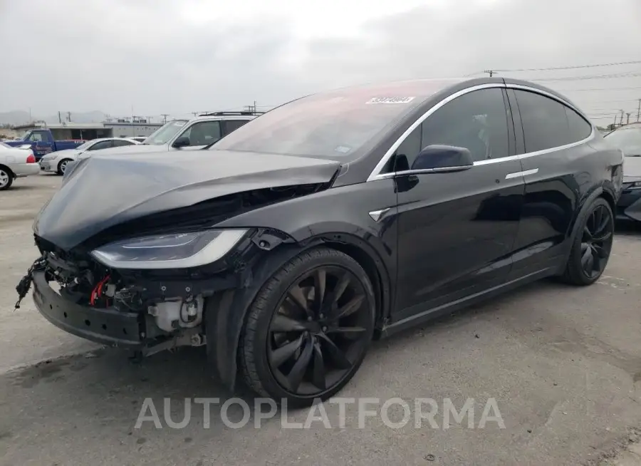 TESLA MODEL X 2016 vin 5YJXCBE24GF028567 from auto auction Copart