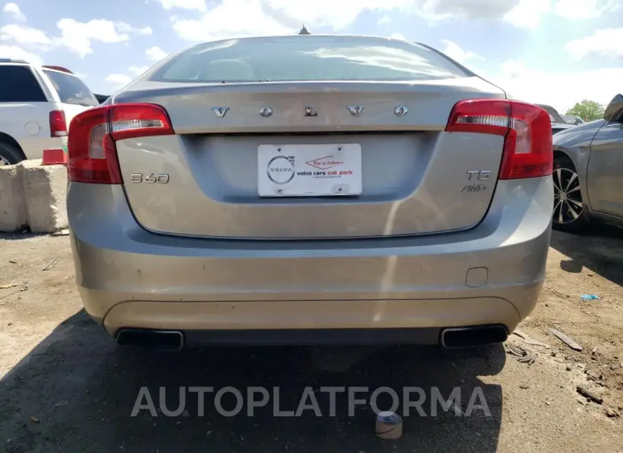 VOLVO S60 2015 vin YV1612TAXF2313877 from auto auction Copart