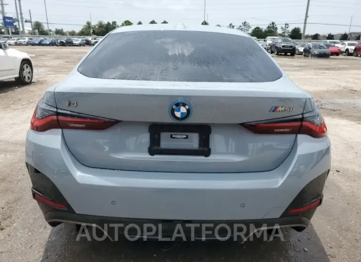 BMW I4 M50 2022 vin WBY33AW09NFM49956 from auto auction Copart