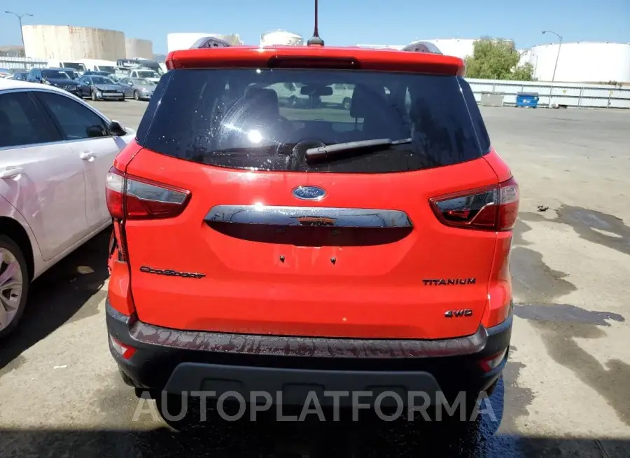 FORD ECOSPORT T 2020 vin MAJ6S3KL9LC353195 from auto auction Copart