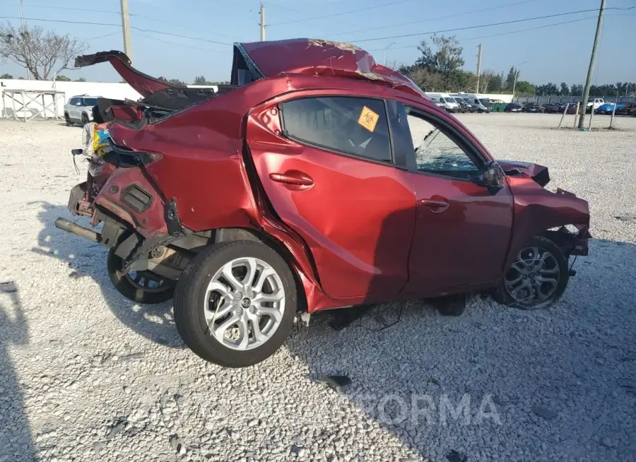 TOYOTA YARIS IA 2017 vin 3MYDLBYV7HY156785 from auto auction Copart