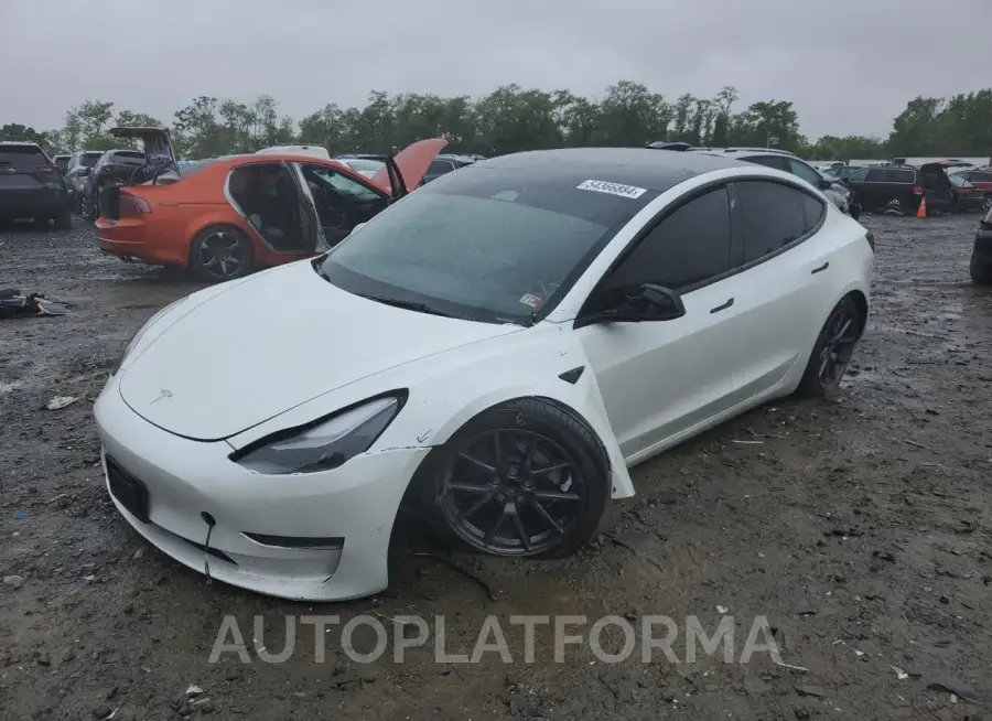 TESLA MODEL 3 2025 vin 5YJ3E1EA5PF609845 from auto auction Copart