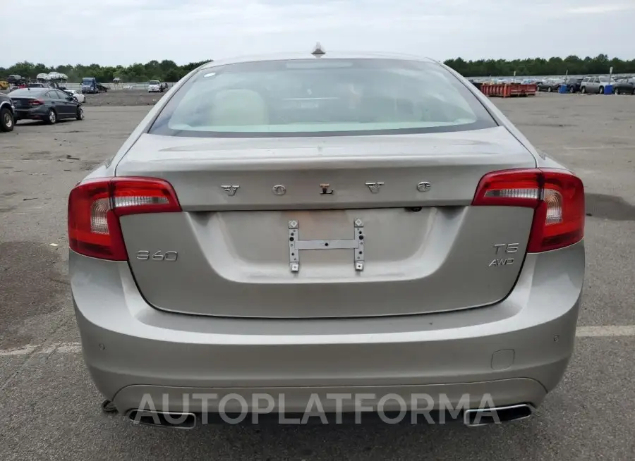 VOLVO S60 PLATIN 2015 vin YV1612TM3F1359342 from auto auction Copart