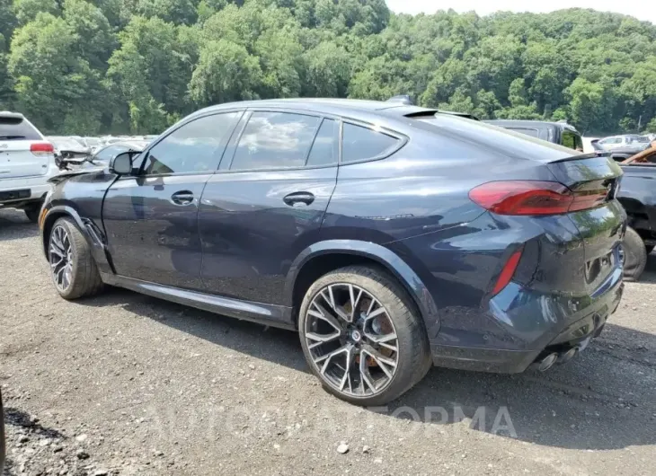 BMW X6 M 2022 vin 5YMCY0C06N9N26936 from auto auction Copart