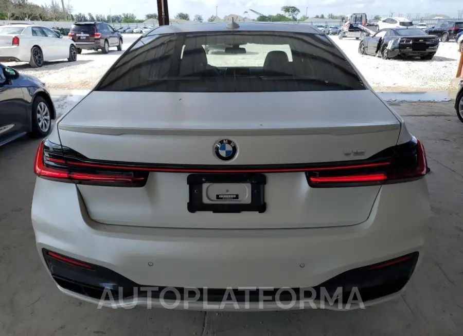 BMW M760 XI 2022 vin WBA7U6C09NCK95779 from auto auction Copart