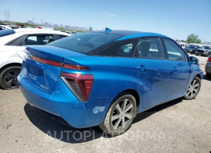 TOYOTA MIRAI 2017 vin JTDBVRBD4HA003178 from auto auction Copart