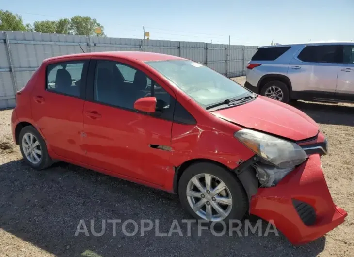 TOYOTA YARIS 2015 vin VNKKTUD35FA024266 from auto auction Copart