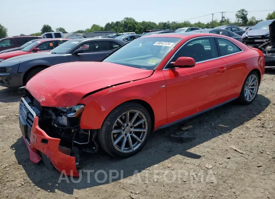 AUDI A5 SPORT 2017 vin WAUD2AFR4HA000335 from auto auction Copart