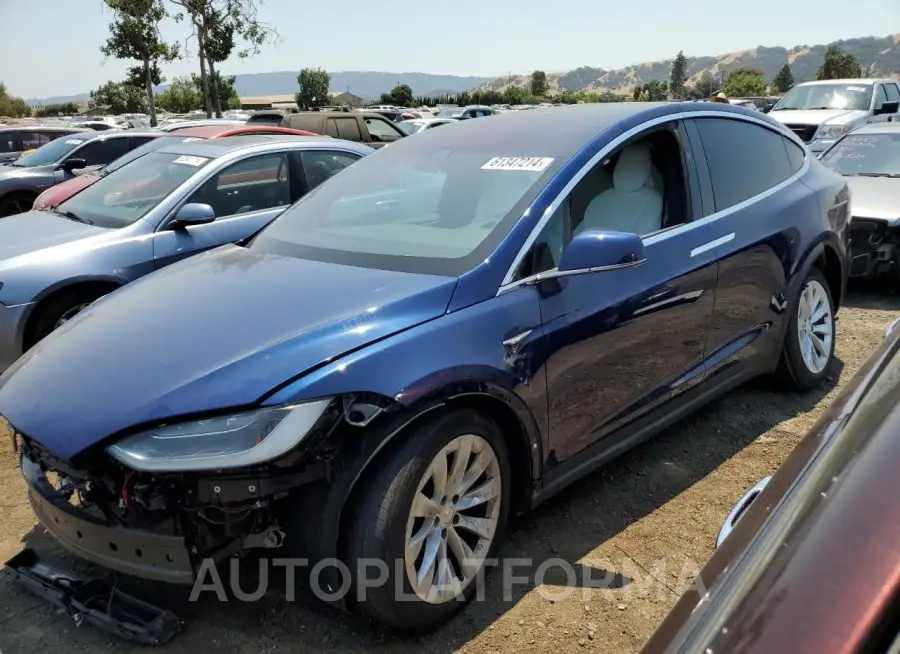 TESLA MODEL X 2018 vin 5YJXCAE2XJF126973 from auto auction Copart