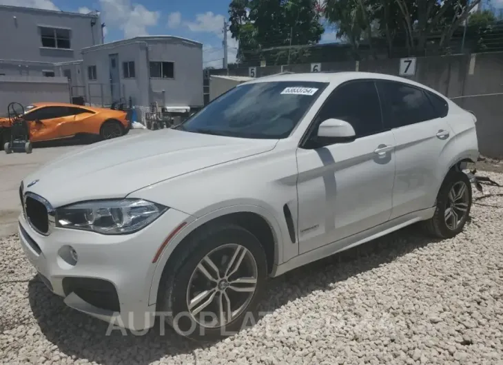 BMW X6 SDRIVE3 2018 vin 5UXKU0C56J0G81000 from auto auction Copart