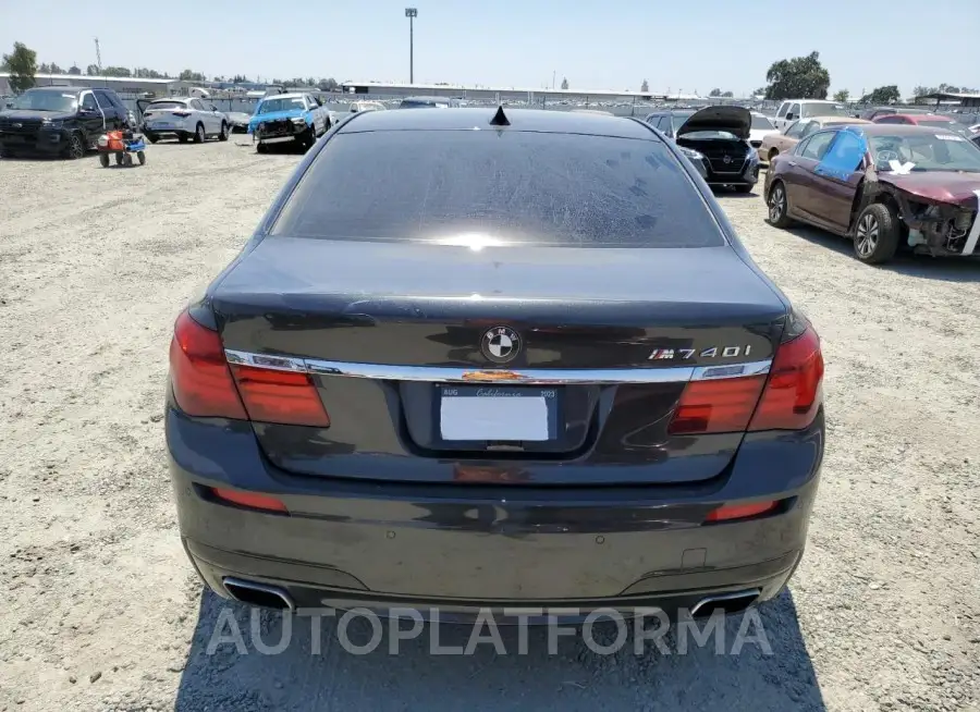 BMW 740 I 2015 vin WBAYA6C52FGK16665 from auto auction Copart