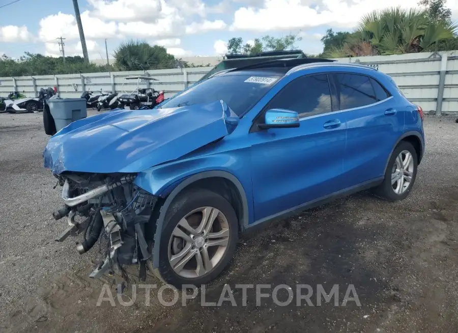 MERCEDES-BENZ GLA 250 2015 vin WDCTG4EB7FJ101608 from auto auction Copart