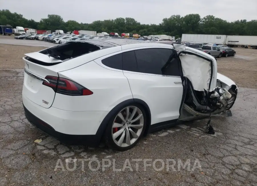 TESLA MODEL X 2016 vin 5YJXCAE42GFS00462 from auto auction Copart