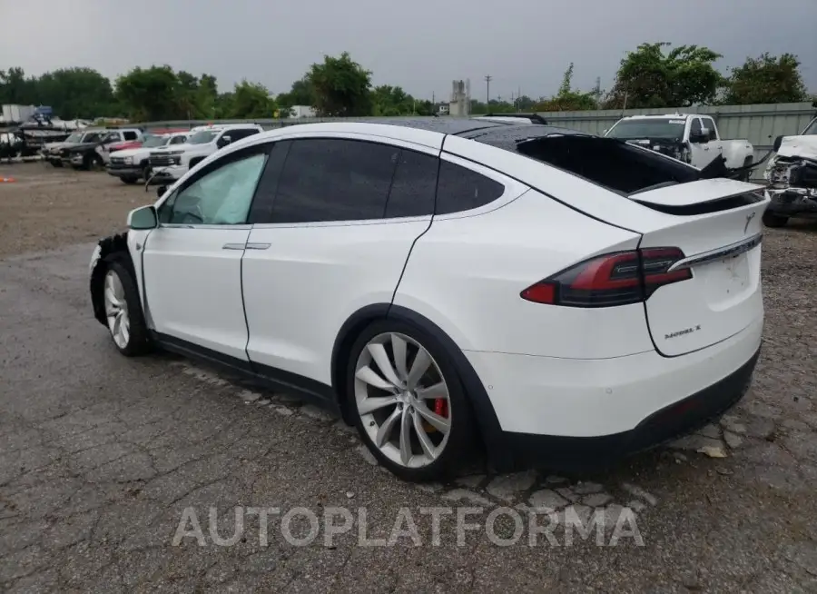 TESLA MODEL X 2016 vin 5YJXCAE42GFS00462 from auto auction Copart